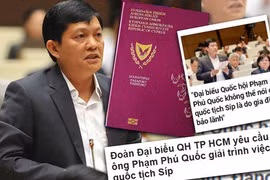 Vụ ĐBQH Phạm Phú Quốc có 2 quốc tịch: IPC đề xuất Thành ủy chấp thuận cho thôi chức vụ
