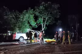 Hai ôtô đấu đầu, 8 người chết