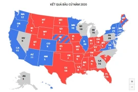 Ông Trump dẫn trước tại 5 bang chiến trường then chốt