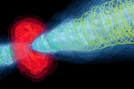 Một mô phỏng tuyệt đẹp tái tạo lại cách hố đen M87 phóng ra các tia plasma