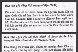 Chữ quốc ngữ – “hồn trong nước” – kỳ 3: Những bước “chập chững” đầu tiên