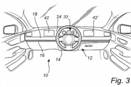 Volvo nộp bằng sáng chế cho loại vô lăng trượt, có thể lái ở cả 2 ghế