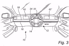 Volvo nộp bằng sáng chế cho loại vô lăng trượt, có thể lái ở cả 2 ghế