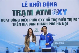 Hà Nội: Khởi động “Trạm ATM Oxy” mang oxy tới nhà bệnh nhân COVID-19