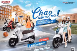 Ưu đãi siêu “khủng” mùa tựu trường: Nhận ngay 2 triệu đồng khi mua xe tay ga Yamaha Grande, Latte, Janus hoặc FreeGo