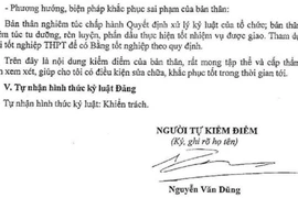 Trưởng phòng GD&ĐT chưa tốt nghiệp THPT bị kỷ luật