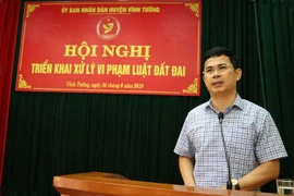 Vĩnh Tường tự chỉ ra nhiều vi phạm đất đai sau vụ thanh tra vòi tiền