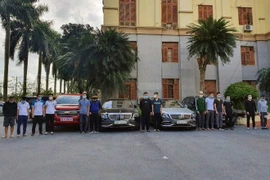 14 đối tượng bị tạm giữ cùng tang vật