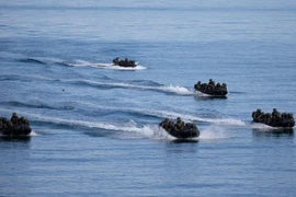 40 lính thủy đánh bộ Đài Loan huấn luyện chung với quân đội Mỹ ở Guam