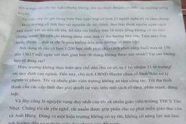 TPHCM: Sai phạm hàng tỷ đồng ở Trường THCS Tân Nhựt - Bình Chánh vẫn chưa được xử lý