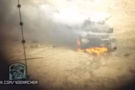 Chùm ảnh video đặc nhiệm Nga chiến đấu chống IS ở thành phố cổ Palmyra năm 2015