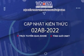 VACPA triển khai cập nhật kiến thức theo phương thức trực tuyến.