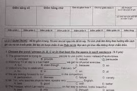 Sở GD&ĐT TPHCM sẽ rà soát lại việc đề tiếng Anh xuất hiện trên mạng