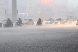 Ngày 6/3, miền Bắc trời rét, chiều tối và đêm có mưa dông diện rộng.