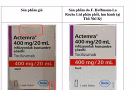 Xuất hiện thuốc giả Actemra điều trị bệnh xương khớp