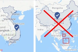 Facebook lại xóa Hoàng Sa, Trường Sa khỏi bản đồ Việt Nam