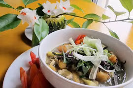 Ốc bươu bung củ chuối phòng chữa tiểu đường