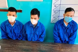 Nhóm đối tượng Trần Ly, Trần Văn Bi, Nguyễn Thanh Tuấn bị công an bắt giữ