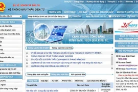 Cổng thông tin điện tử Hệ thống mạng đấu thầu quốc gia.