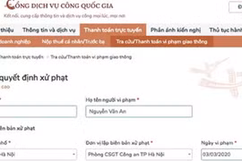 Cổng dịch vụ công Quốc gia tích hợp thêm 30 thủ tục hành chính thuế