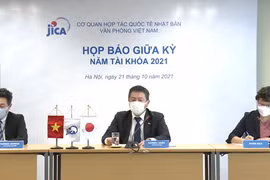 Họp báo Báo cáo hoạt động của Văn phòng JICA Việt Nam trong năm tài khóa 2020 (từ tháng 4/2020-tháng 3/2021).