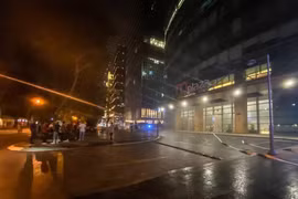 Vụ hỏa hoạn xảy ra tại tòa nhà M Plaza đêm ngày 26/10.