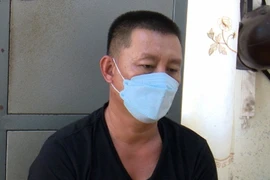 Đối tượng Ngô Văn Tèo tại cơ quan công an.