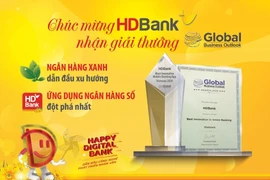 Ngân hàng Số, ngân hàng Xanh HDBank tiếp tục nhận giải thưởng quốc tế
