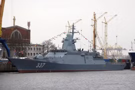 Hải quân Nga đưa khinh hạm tên lửa Gremyashchiy vào biên chế Hạm đội Thái Bình Dương 