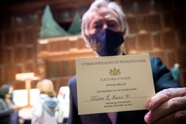 Ông Biden vượt mốc 270 phiếu đại cử tri, khẳng định chiến thắng bầu cử