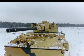 Nga thử nghiệm mô-đun chiến đấu AU-220M trên xe thiết giáp