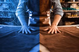 Jaguar Land Rover hợp tác với Circulor, Công ty Da Bridge of Weir và trường Đại học Nottingham tiên phong trong việc thử nghiệm da hàng đầu của ngành. 