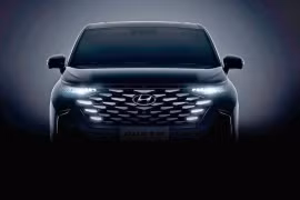 Lộ diện nội thất Hyundai Custo với cần số nút bấm giống SantaFe