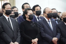 Lễ viếng nguyên Phó thủ tướng Trương Vĩnh Trọng