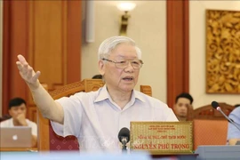 Bộ Chính trị làm việc với Thường vụ Quân ủy Trung ương