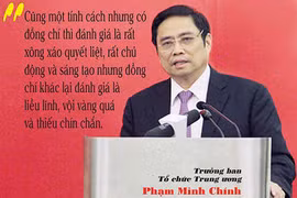 Bây giờ phải xây dựng cán bộ như thế nào?