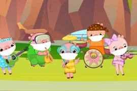 Dạy rửa tay sạch qua Khúc hát đôi bàn tay