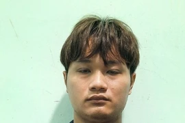 Triệu Văn Thắng tại cơ quan công an.