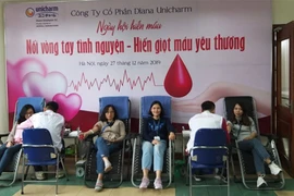 Diana Unicharm tiếp tục tổ chức Ngày hội hiến máu nhân đạo đợt 2 năm 2019