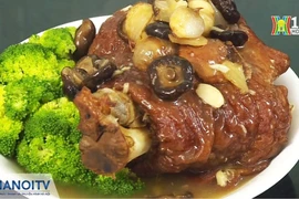 Nấm hương nấu thịt chống mệt mỏi