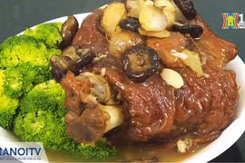Nấm hương nấu thịt chống mệt mỏi