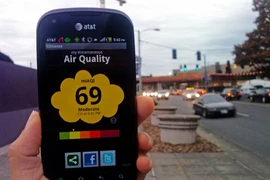 Ô nhiễm không khí giảm vào mùa mưa