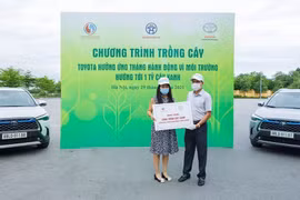 Toyota Việt Nam trồng cây xanh hưởng ứng tháng hành động vì môi trường