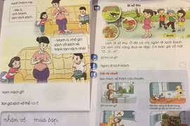 Cả 4 cuốn Tiếng Việt 1 có 'sạn': Nhà xuất bản Giáo dục Việt Nam nói gì?