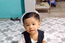 Hình ảnh cháu Hưng được công an Dầu Tiếng đăng tải để người dân biết hỗ trợ cung cấp thông tin.