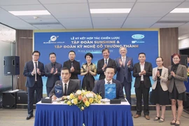Lãnh đạo Sunshine Group và TTF Group ký kết hợp tác chiến lược.