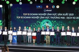 Nestlé Việt Nam tại Lễ công bố Doanh nghiệp bền vững nhất Việt Nam.
