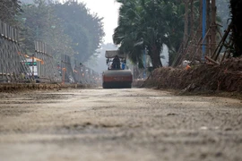 Hà Nội thi công mở rộng đường Hoàng Quốc Việt lên 8 làn xe