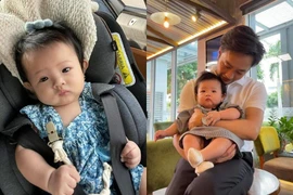 Con gái Cường Đô La 1 tuổi đã có "siêu xe"