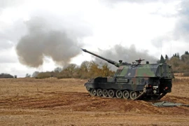 Pháo tự hành Panzerhaubitze 2000 Đức. Ảnh minh họa